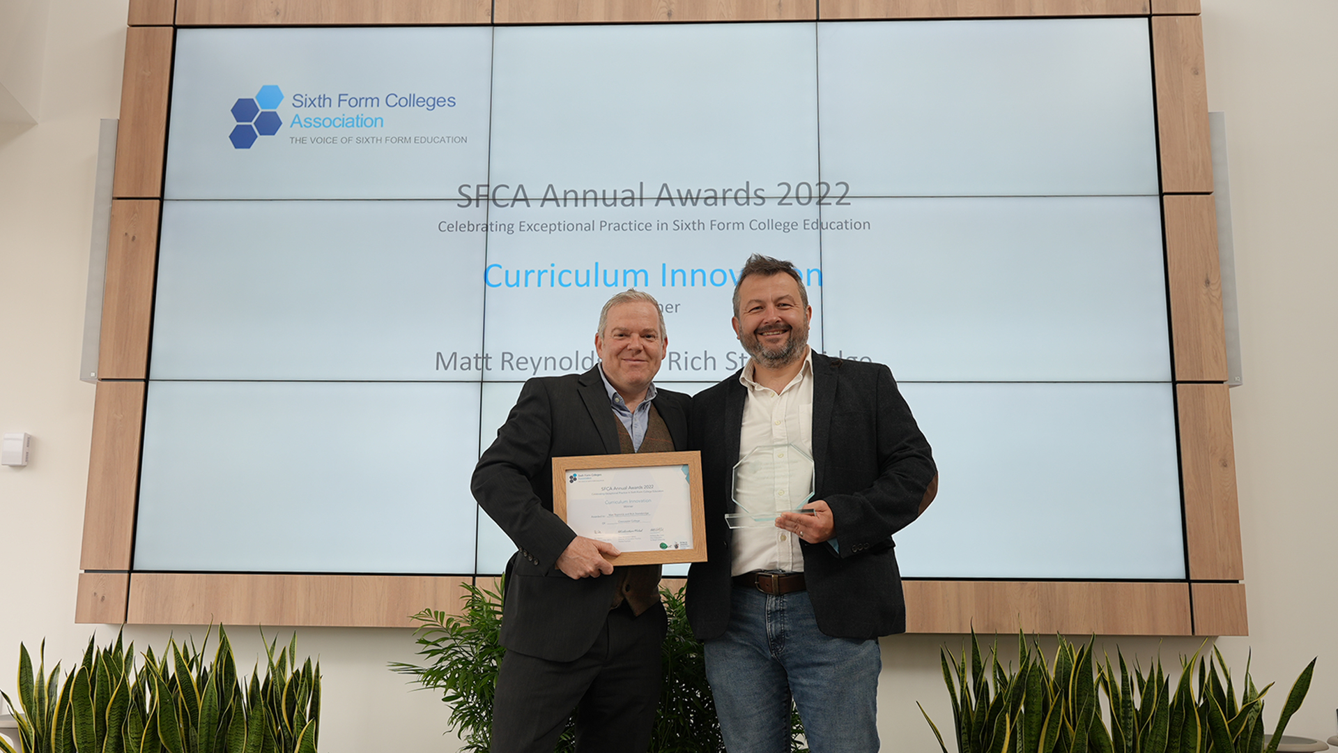 Cirencester College Wins Prestigious SFCA Award for Curriculum Innovation
