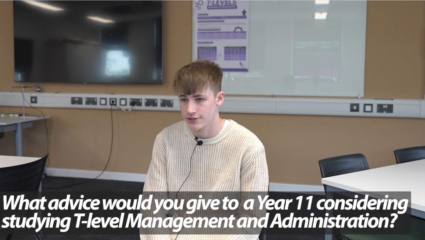 T-Level Business Student